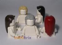 Lego Hair 40239 PICK & MIX ANY COLOURS! Black Dark Brown Red Light Grey Tan