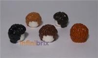 Lego Hair 10048 PICK & MIX ANY COLOURS! Dark Brown Reddish Brown Nougat Orange