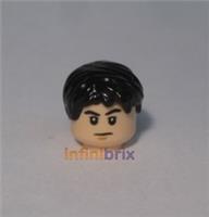 Lego Happy Hogan Head + Hair piece from set 76130 Super Heroes NEW