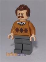 Lego Uncle Vernon Dursley Minifigure Made of Genuine Lego Parts cus404