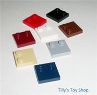 Lego - 2x2 Thin Tile Mod With 2 Studs - Pick Colour & Pack Size - 33909 - NEW