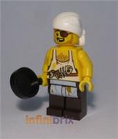 Lego Pirate Cook Minifigure from set 70413 Pirates NEW pi164