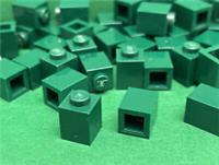 LEGO Brick / 1 x 1 Dark Green, No. 3005, 30071, 35382 / 40 Pieces Per Order