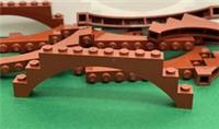 LEGO Arch, 1 x 12 x 3 Raised Arch & 5 Cross Supports No. 18838, 30938, 2 Pieces