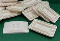 LEGO Roof, Vehicle Roof, 4 x 6 x 2/3, White, No. 98281, / 2 Pieces Per Order