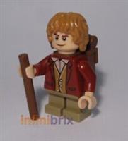 Lego Bilbo Baggins Minifigure Made from Genuine Lego Parts Hobbit NEW cus123