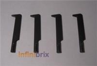 4x Lego Uruk-Hai Swords 10050 Pearl Dark Grey Cleaver Blade NEW 6264145