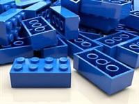 LEGO Brick Classic, 2 x 4 Blue, No. 3001, 15589, 54534, 72841 / 100 Pieces