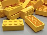 LEGO Brick Classic, 2 x 4 Yellow, No. 3001, 15589, 54534, 72841 / 100 Pieces