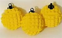3 x Lego Christmas Tree Bauble brand new and genuine lego
