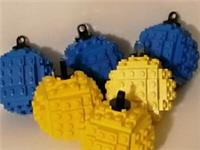 6 x Lego Christmas Tree Bauble brand new and genuine lego