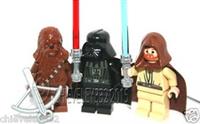 Darth Vader Chewbacca and Obi-Wan Kenobi Minifigures Genuine Lego Brand New