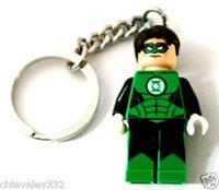 Green Lantern Key Ring/Key Chain NEW Lego Marvel Superheroes