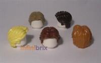 Lego Hair 26139 PICK & MIX ANY COLOURS! Yellow Reddish Brown Nougat Dark Tan