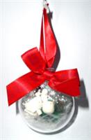 Lego Star Wars Themed Filled Bauble Snowtrooper MiniFig & Two Micro Models NEW