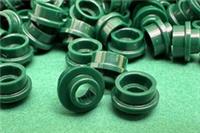 LEGO Plate With Open Hole Stud, Plant, Dark Green, 1x1, No. 28626, 30 Pieces