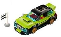 NOT BOXED Genuine LEGO City Rally Racing Car Boy Racer Vehicle Chequered Flag