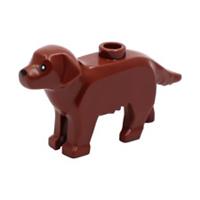 Genuine LEGO Labrador Golden Retriever Dog Animal Minifigure Brown 69962pb01