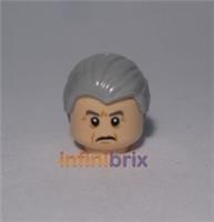 Lego Old Man Marley Head + Hair from set 21330 Home Alone Minifigure