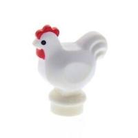 Genuine LEGO Chicken Bird Farm Animal Rooster Cockerel Minifigure 95342pb01