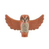 Genuine LEGO Owl Dark Orange Spread Wings Minifigure 67632pb04 Bird Of Prey