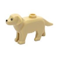 Genuine LEGO Pet Labrador Golden Retriever Dog Animal Minifigure Tan 69962pb01
