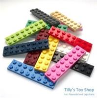Lego - Thin Tile Plate Bricks - 2x8 Stud - Pick Colour & Pack Size - 3034 - NEW