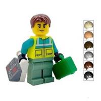 Genuine LEGO Male Paramedic Gift Ambulance Hospital Minifigure Fathers Day A