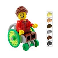 Genuine LEGO Wheelchair Gift Disabled Male Minifigure Patient Fathers Day 2