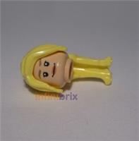 Lego Phoebe Buffay Head + Hair from set 21319 for Friends Minifigure NEW