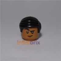 Lego Kingo Head + Hair piece from set 76155 for Super Heroes Eternals Minifigure
