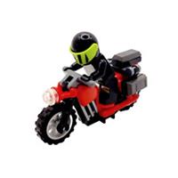 Genuine LEGO Motorcyclist Biker Gift Motorbike & Male Minifigure Fathers Day