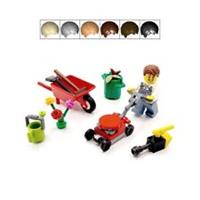Genuine LEGO Gardening Gift Male Gardener Minifigure Mower Barrow Fathers Day