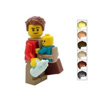 Genuine LEGO New Dad & Baby Gift With Carrier Minifigures Shower Fathers Day 2