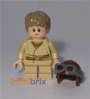Lego Anakin Skywalker Minifigure (Young) from set 7877 Star Wars NEW sw349