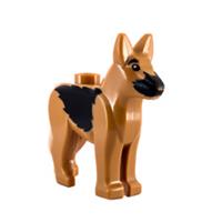 Genuine LEGO Dog Pet Alsatian German Shepherd Sides Minifigure Animal 92586pb04
