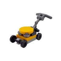 Genuine LEGO Minifigure Yellow Lawn Mower Grass Cutter Furniture Gardening