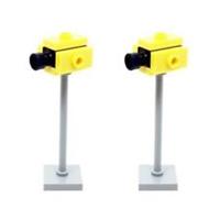 Genuine LEGO 2x Speed Camera Traffic Light Street Road Town Train City Scenery