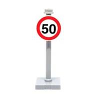Genuine LEGO 50 Speed Limit Sign Street Road Traffic Light Town Train City