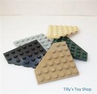 Lego - 6x6 45 Degree Angle Corner Tiles - Pick Colour & Pack Size - 6106 - NEW