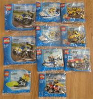 Lego City 4938 30010 30015 30017 30018 30152 30228 Polybags New And Sealed x 10