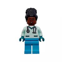 Genuine LEGO Doctor Nurse Gift Hospital Female Black Minifigure Mothers Day 2