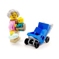 Genuine LEGO Mother Gift Mum + Baby In Carrier Minifigures Shower Mothers Day