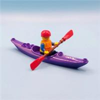Genuine LEGO Kayak / Canoe Gift Male Minifigure Kayaker Canoeist Fathers Day 3
