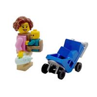 Genuine LEGO Mother Gift Mum & Baby In Carrier Minifigures Shower Mothers Day 1