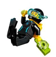 Genuine LEGO Scuba Diver Diving Gift Snorkeller Female Minifigure Mothers Day