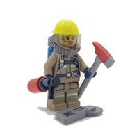 LEGO Firefighter Gift Female Minifigure With Accessories & Breathing Gear