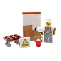 Genuine LEGO Painter Decorator Gift Male Minifigure Designer House Fathers Day
