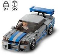 LEGO 76917 Speed Champions 2 Fast 2 Furious Nissan Skyline GT-R (R34) Car Model