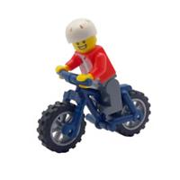 Genuine LEGO Cyclist Gift Mountain Bike BMX Bicycle Male Minifigure Fathers Day